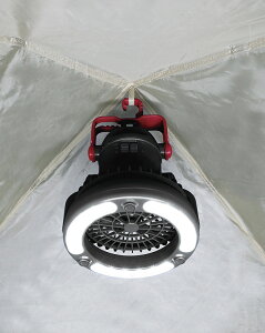 送料無料 扇風機とライトが同時に使える! デザイアー 乾電池式 ファン付LEDライト CAPTAIN STAG パール金属 【M-5129】通販格安セール情報 楽天 通販