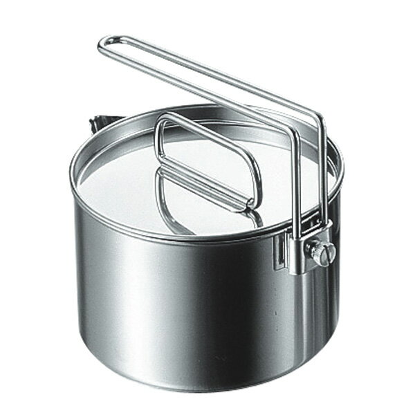 キャンピングケットルクッカー 14cm 1.3L CAPTAIN STAG パール金属 【RCP】【M-7296】