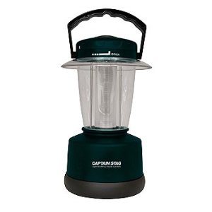 大きめLEDランタン ロフティ CAPTAIN STAG パール金属 【RCP】【M-1348】
