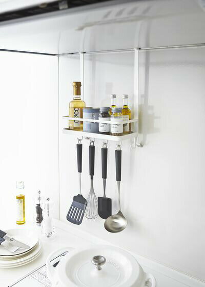 レンジフード調味料ラック プレート plate ホワイト 【KT-PL AY WH 3128】