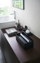 【ポイント5倍】【送料無料】山崎実業 蓋付きペーパータオルケース タワー ブラック tower YAMAZAKI 【RCP】【4762】
