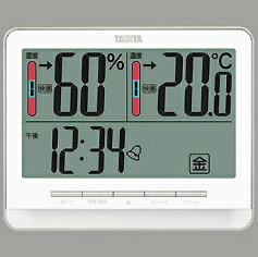 送料無料 タニタ デジタル温湿度計（置き・掛け両用タイプ）【RCP】【TT-538-】【WH BK】【CP】
