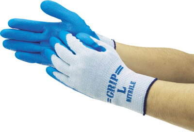 マルニシオンライン　楽天市場店のショーワ　No360強力グリップ　Lサイズ　ブルー【NO360L】 販売単位：1双(入り数：-)JAN[4901792036030](ショーワ すべり止め背抜き手袋) ショーワグローブ（株）【05P03Dec16】｜アングル2