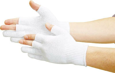 マルニシオンライン　楽天市場店のTRUSCO　3本指出しすべり止め付手袋【TGF3】 販売単位：1双(入り数：-)JAN[4989999293548](TRUSCO すべり止め手袋) トラスコ中山（株）【05P03Dec16】｜アングル2