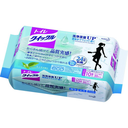 Kao　トイレクイックル　つめかえ用　10枚入【10940】 販売単位：1PK(入り数：10枚)JAN[4901301010940](Kao トイレ用品) 花王（株）【05P03Dec16】(3)
