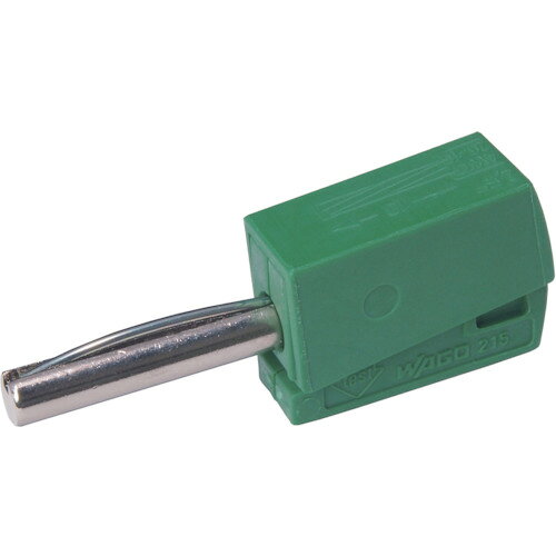 ワゴ　バナナプラグ　グリーン　4個入【215411PK】 販売単位：1PK(入り数：4個)JAN[4050821759454](WAGO 接続端子) ワゴジャパン（株）【05P03Dec16】