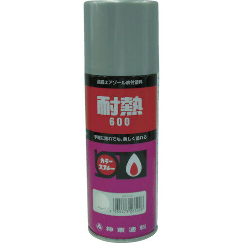 シントー　耐熱用スプレー　シルバー　300ML【26220.3】 販売単位：1本(入り数：-)JAN