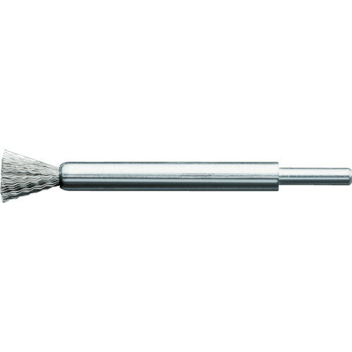 LESSMANN　軸付エンド型ブラシ　鋼線0．2　Φ10【458141】 販売単位：1個(入り数：-)JAN[4017359392393](LESSMANN 軸付ブラシ) LESSMANN社【05P03Dec16】