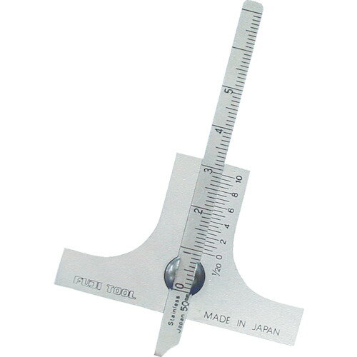 フジ　ミニデプスゲージ　測定範囲50mm　ベース寸法58mm【50M】 販売単位：1個(入り数：-)JAN[4560119672544](フジ デプスゲージ) フジツール（株）【05P03Dec16】