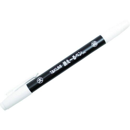 たくみ　消え〜るペン　白【7712】 販売単位：1本(入り数：-)JAN[4960587077122](たくみ 建築用筆記具)..