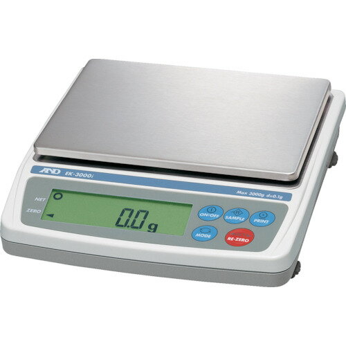 A＆D　パーソナル電子天びん0．1g／3000g【EK3000I】 販売単位：1台(入り数：-)JAN[4981046600248](A＆..