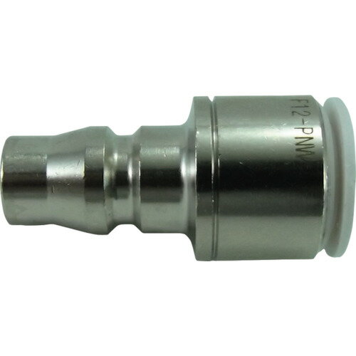 チヨダ　ファイブ内臓カップリングストレートプラグ　W（白）12mm【F12PNW】 販売単位：1個(入り数：-)JAN[4537327041486](チヨダ チューブ継手) 千代田通商（株）【05P03Dec16】