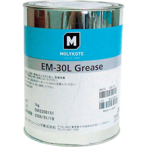 モリコート　樹脂・ゴム部品用　EM−30Lグリース　1kg【EM30L10】 販売単位：1缶(入り数：-)JAN[-](モリ..