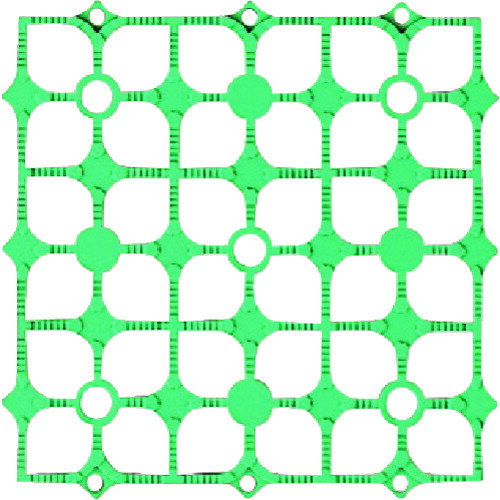 コンドル　（スノコ）ハイテックマット　緑【F34HKG】 販売単位：1枚(入り数：-)JAN[4903180103799](コンドル スノコ) 山崎産業（株）【05P03Dec16】