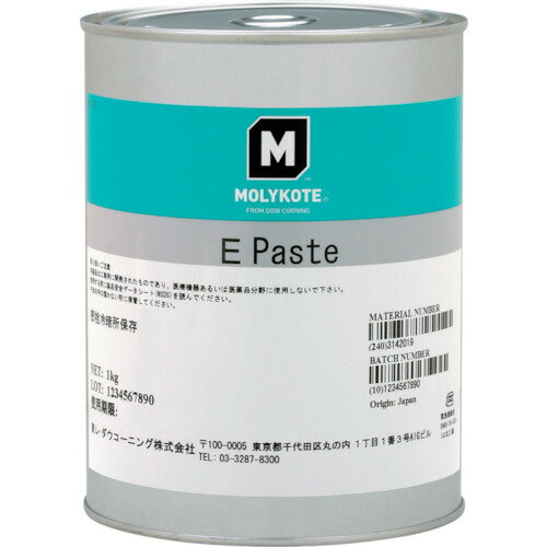 モリコート　ペースト（淡黄色）　Eペースト　1kg【E10】 販売単位：1缶(入り数：-)JAN[-](モリコート 焼付防止潤滑剤) 東レ・ダウコーニング（株）【05P03Dec16】 1