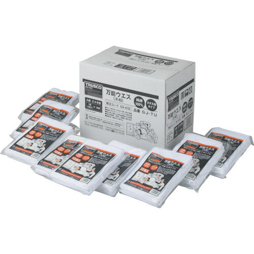 TRUSCO　万能ウエス　タオル地タイプ　240枚入【GJTU】 販売単位：1箱(入り数：240枚)JAN[4989999365078](TRUSCO ウエス) トラスコ中山（株）【05P03Dec16】(3)