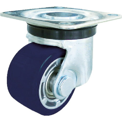 ユーエイ　重量用キャスター　自在車　65径　アルミホイルウレタン車輪【HG65AU】 販売単位：1個(入り数：-)JAN[4580322260574](ユーエイ 低床式キャスター) （株）ユーエイキャスター【05P03Dec16】