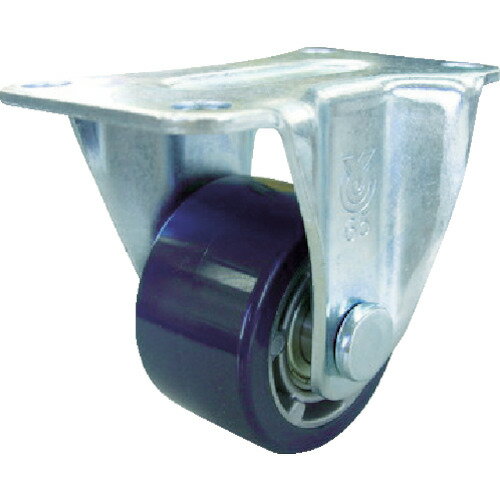 ユーエイ　重量用キャスター　固定車　65径　アルミホイルウレタン車輪【HR65AU】 販売単位：1個(入り数：-)JAN[4580322260598](ユーエイ 低床式キャスター) （株）ユーエイキャスター【05P03Dec16】