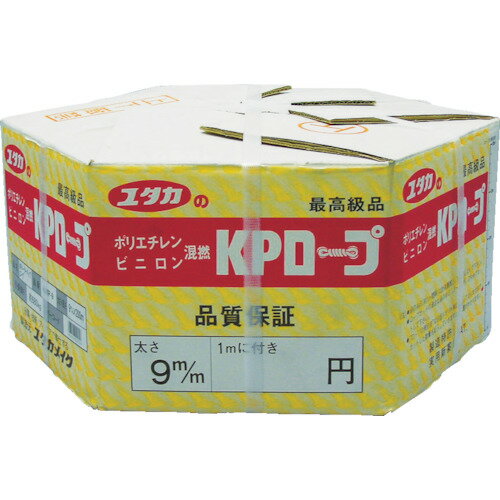 ユタカ　KPメーターパックロープ　9mm×200m【KMP9】 販売単位：1巻(入り数：-)JAN[4903599055726](ユタカ ロープ) （株）ユタカメイク【05P03Dec16】