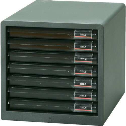 IRIS　レターケース浅型7段　265×350×258　ダークグレー【L7SRDGY】 販売単位：1台(入り数：-)JAN[4905009542598](IRIS レターケース) アイリスオーヤマ（株）【05P03Dec16】