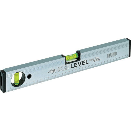 KOD　マグネット付　箱型アルミレベル【L550M300MM】 販売単位：1個(入り数：-)JAN[
