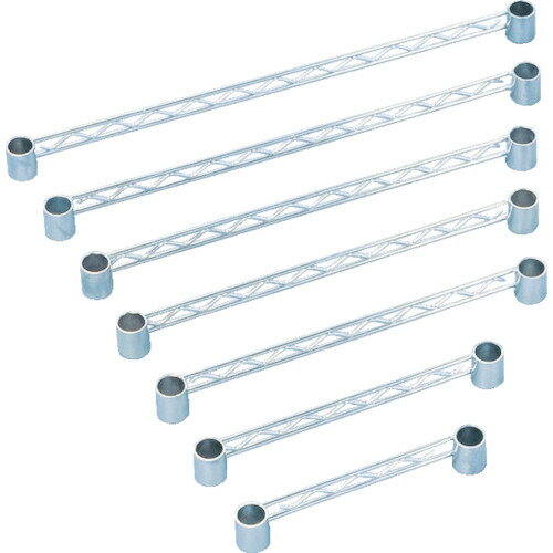 IRIS　メタルラック用サイドバー　1200×36×40【MR120S】 販売単位：1本(入り数：-)JAN[4905009086726](IRIS メッシュ棚) アイリスオーヤマ（株）【05P03Dec16】(3)