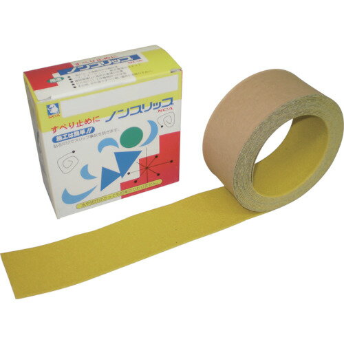 NCA　ノンスリップテープ　50×5m　黄【NSP505Y】 販売単位：1巻(入り数：-)JAN[4954425112113](NCA すべり止めテープ) （株）ノリタケコーテッドアブレーシ【05P03Dec16】