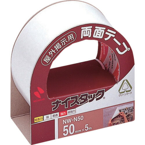 ニチバン　両面テープナイスタック屋外掲示用NW−N50x5【NWN50】 販売単位：1巻(入り数：-)JAN[4987167000035](ニチバン 一般用両面テープ) ニチバン（株）【05P03Dec16】