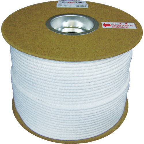 ユタカ　ポリエステル金剛打ロープドラム巻　6φ×200m【PRSX10】 販売単位：1巻(入り数：-)JAN[4903599063011](ユタカ ロープ) （株）ユタカメイク【05P03Dec16】