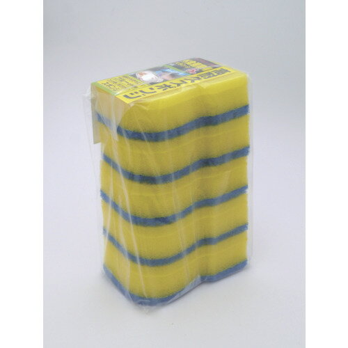 キクロン　キクロンプロ外食産業用スポンジ5Pイエロー【S102】 販売単位：1袋(入り数：5個)JAN[4548404..