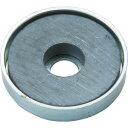 TRUSCO キャップ付フェライト磁石 外径25.5mmX厚み5mm 1個入り【TFC25RA1P】 販売単位:1個(入り数:1個)JAN[4989999198...