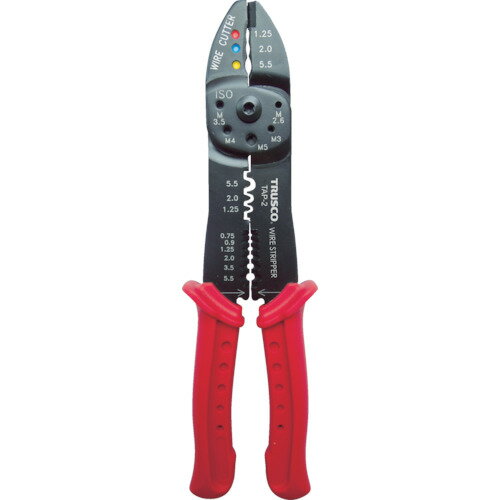 TRUSCO　圧着ペンチ絶縁端子用／裸端子用【TAP2】 販売単位：1丁(入り数：-)JAN[4989999265774](TRUSCO 圧着工具) トラスコ中山（株）【05P03Dec16】