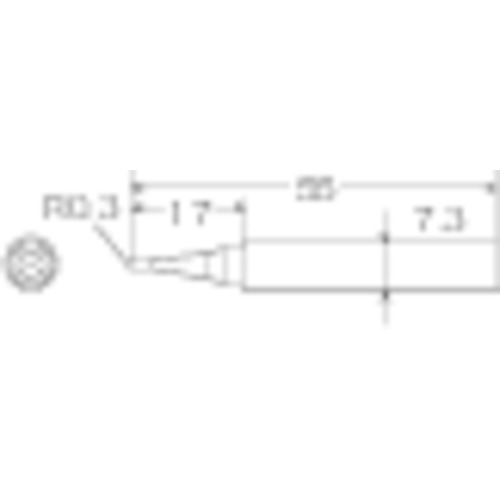 グット　替こて先SB型TQ−77／95用【TQ77RTSB】 販売単位：1本(入り数：-)JAN[4975205560702](グット 電気はんだこて) 太洋電機産業（株）【05P03Dec16】(4)