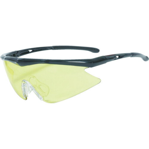 TRUSCO　一眼型安全メガネ　スポーツタイプ　フレームブラック　レンズイエロー 販売単位：1個(入り数：-)JAN(TRUSCO 一眼型保護メガネ) トラスコ中山（株）