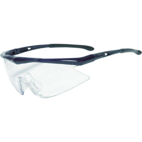 TRUSCO　一眼型安全メガネ　スポーツタイプ　フレームブルー　レンズクリア【TSG1856BL】 販売単位：1..