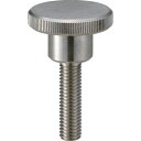 TRUSCO ローレットノブ 段付 オネジ・ステンレス製 外径24XネジM6【TKKBTM6X16S】 販売単位:1個(入り数:-)JAN[4989999283...