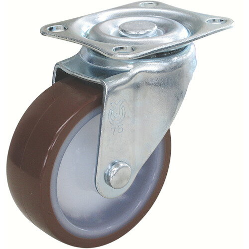 TRUSCO　TYSシリーズ　自在　ウレタン車65mm【TYSU65】 販売単位：1個(入り数：-)JAN[4989999297584](TRUSCO プレート式ウレタン車) トラスコ中山（株）【05P03Dec16】(4)