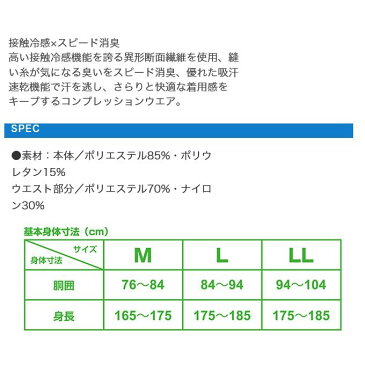 (5)【メール便配送可】 第一精工 MCクールムーバー アンダーパンツ (カラー：ブラック) /吸汗速乾素材/紫外線カット/日焼け防止/ラッシュガード/ネコポス可