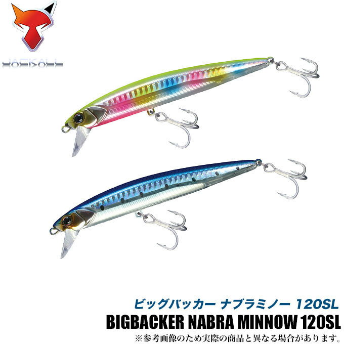 (5)ジャッカル ビッグバッカー ナブラミノー 120SL /ソルトルアー/青物/Jackallのサムネイル