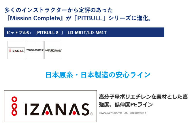 (5)シマノ ピットブル8+ カラー：トレーサブルピンク 200m (品番：LD-M61T) 8本撚りPEライン　(22_S)
