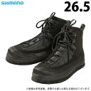 (c)【取り寄せ商品】 シマノ FS-004V (26.5) ウェーディングシューズ カットピンフェルト (チャコール) (靴・シューズ／2022年春夏モデル)