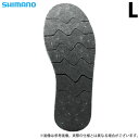 (c)【取り寄せ商品】 シマノ KT-003V (Lサイズ) ジオロック カットピンフェルトソールキット 中丸 (ダークグレー) (ソール・替えソール/2022年モデル) 【Σ01】