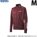 (c)【取り寄せ商品】 バリバス VAZS-25 (M／レッドカモ) ドライフルジップ 長袖 (フィッシングウェア／2022年春夏モデル) /モーリス