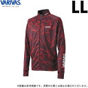 (c)【取り寄せ商品】 バリバス VAZS-25 (LL／レッドカモ) ドライフルジップ 長袖 (フィッシングウェア／2022年春夏モデル) /モーリス