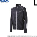 (c)【取り寄せ商品】 バリバス VAZS-25 (L/ブラック) ドライフルジップ 長袖 (フィッシングウェア/2022年春夏モデル) /モーリス