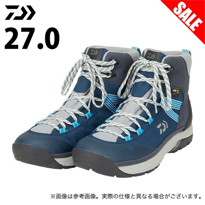 (7) ダイワ DS-2102QS-H (ネイビー／27.0) フィッシングシューズ (ハイカットタイプ・堤防モデル) (靴・シューズ／2022年春夏モデル) /1s6a1l7e-ftw