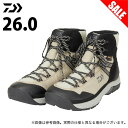 (7)【目玉商品】 ダイワ DS-2102QS-H (ベージュ／26.0) フィッシングシューズ (ハイカットタイプ・堤防モデル) (靴・シューズ／2022年春夏モデル)