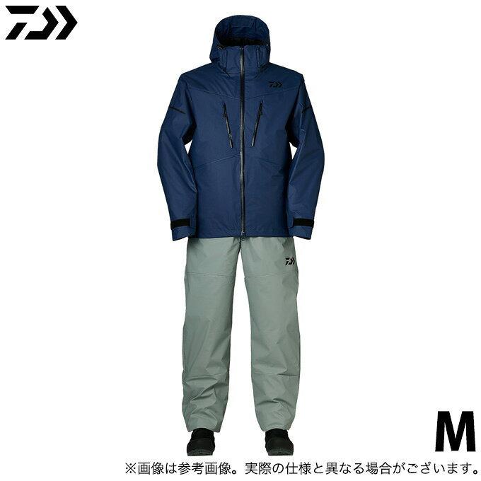 (7)【目玉商品】ダイワ DW-9022 (ディープブルー／M) PVCオーシャンサロペットウインタースーツ (フィッシングウェア／2022年秋冬モデル) /22AW/1s6a1l7e-wear 【Σ04】