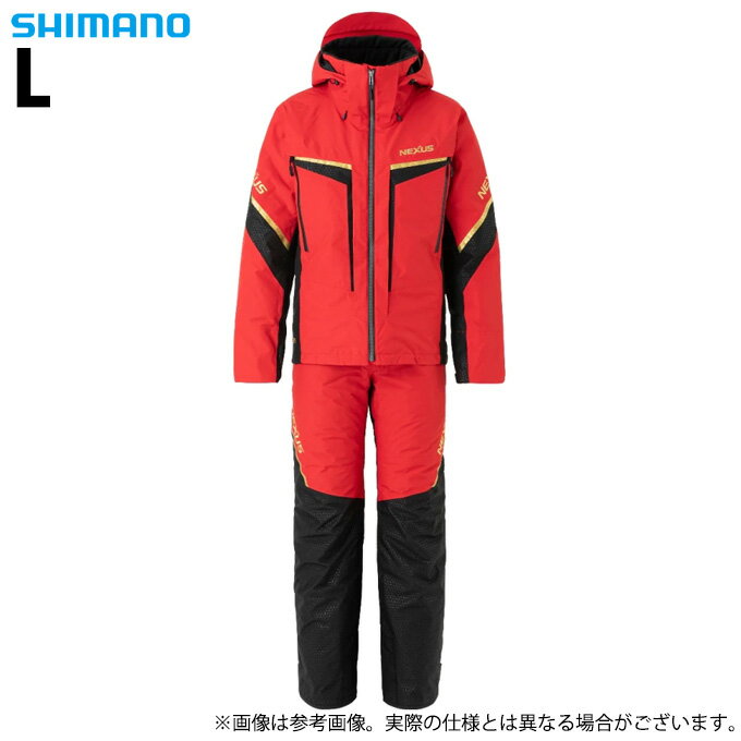 (5) シマノ RB-113V (レッド／L) ネクサス ゴアテックス ウォームスーツ (フィッシングウェア／2022年秋冬) /22AW