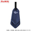 (c)【取り寄せ商品】 釣武者 ロンブスダブルタオル (ネイビー) (タオル・釣用品/2022年モデル)